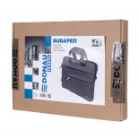 Torba na laptopa DONAU TRAVEL Budapest, 14", 3l, szara