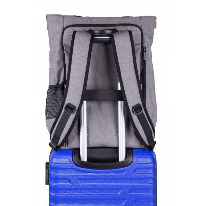 Plecak DONAU TRAVEL London, 15,6", 18l, szary