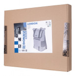 Plecak DONAU TRAVEL London, 15,6", 18l, szary