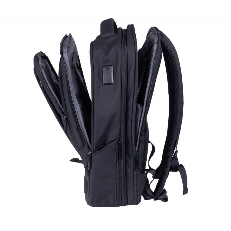 Plecak DONAU TRAVEL Berlin, 15,6", 16l, USB + kabel, czarny