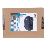 Plecak DONAU TRAVEL Berlin, 15,6", 16l, USB + kabel, czarny