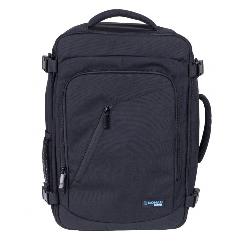 Plecak DONAU TRAVEL Warsaw, 15,6", 23l, USB + kabel, czarny