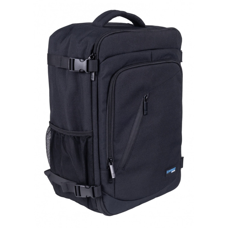 Plecak DONAU TRAVEL Warsaw, 15,6", 23l, USB + kabel, czarny