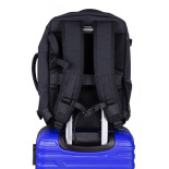 Plecak DONAU TRAVEL Warsaw, 15,6", 23l, USB + kabel, czarny