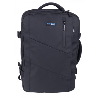 Plecak DONAU TRAVEL Prague, 17", 32l, USB + kabel, czarny