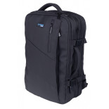 Plecak DONAU TRAVEL Prague, 17", 32l, USB + kabel, czarny