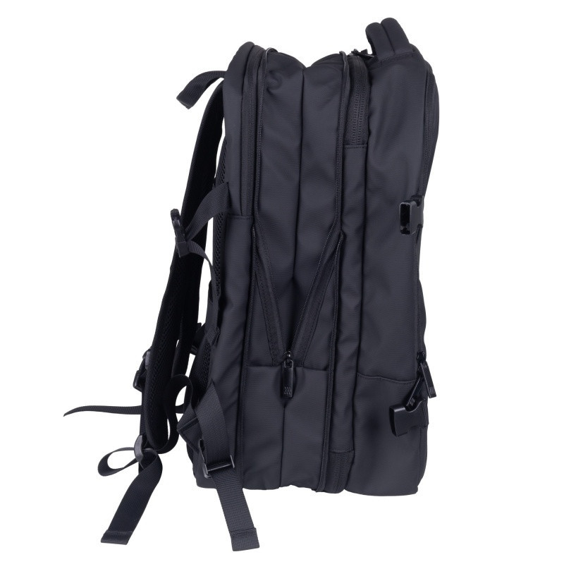 Plecak DONAU TRAVEL Prague, 17", 32l, USB + kabel, czarny