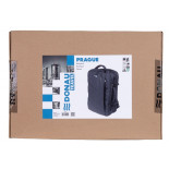 Plecak DONAU TRAVEL Prague, 17", 32l, USB + kabel, czarny