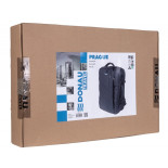 Plecak DONAU TRAVEL Prague, 17", 32l, USB + kabel, czarny
