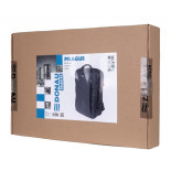 Plecak DONAU TRAVEL Prague, 17", 32l, USB + kabel, czarny