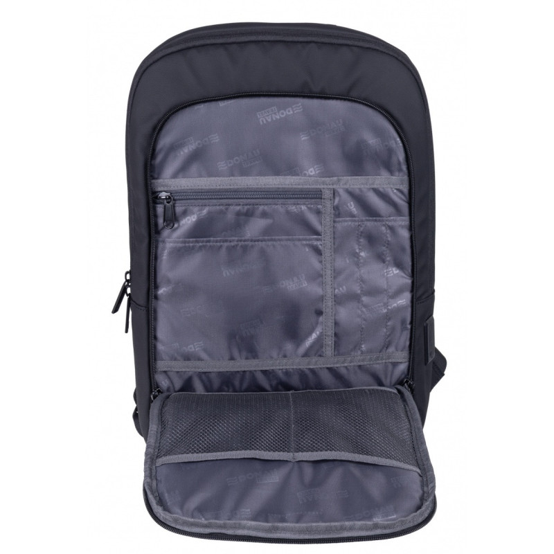 Plecak DONAU TRAVEL Rome, 13,3", 9l, czarny