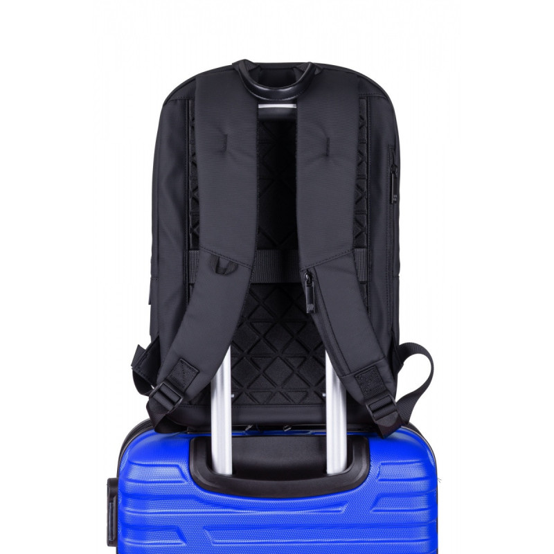 Plecak DONAU TRAVEL Rome, 13,3", 9l, czarny