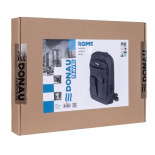 Plecak DONAU TRAVEL Rome, 13,3", 9l, czarny