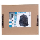 Plecak DONAU TRAVEL Amsterdam, 17", 35l, USB + kabel USB-C, czarny