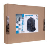 Plecak DONAU TRAVEL Amsterdam, 17", 35l, USB + kabel USB-C, czarny
