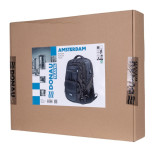 Plecak DONAU TRAVEL Amsterdam, 17", 35l, USB + kabel USB-C, czarny