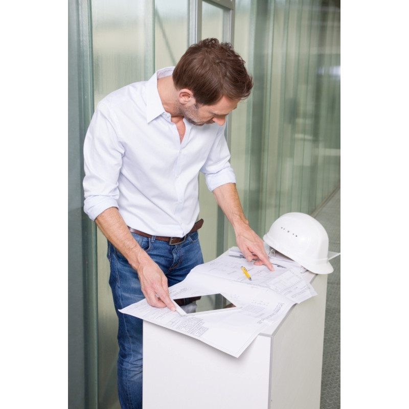 Długopis wielozadaniowy TROIKA Construction, biały