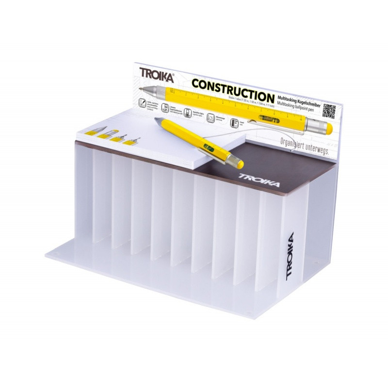 Display długopisów wielozadaniowych TROIKA Construction, 50 szt.