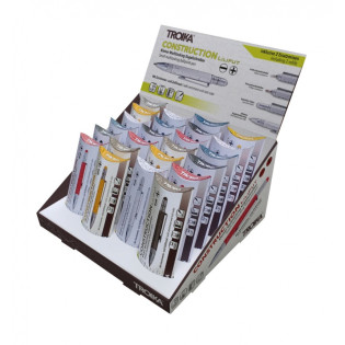 Display naladowy długopisów wielozadaniowych TROIKA Construction Liliput, 24 szt.