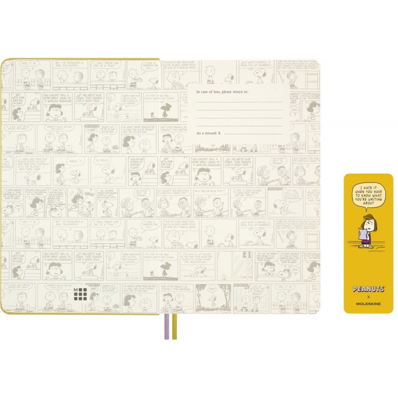 Notes MOLESKINE Peanuts Patty 2025, L, 13x21cm, w linie, edycja limitowana