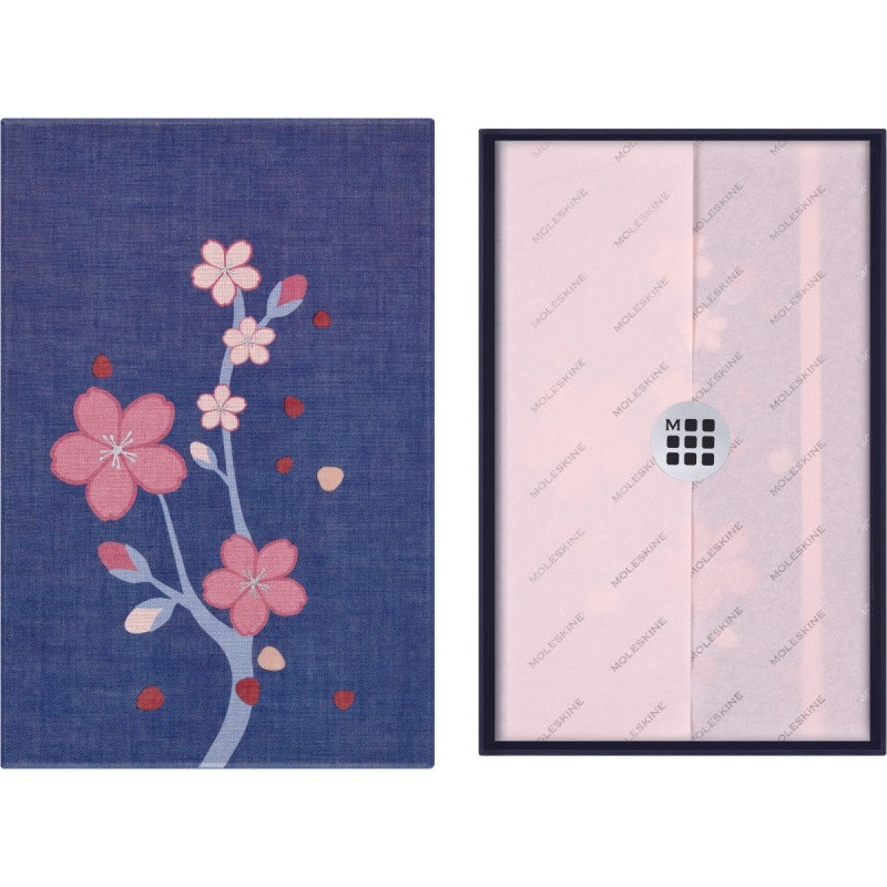 Notes MOLESKINE Sakura 2025, L, 13x21cm, gładki, edycja limitowana, w pudełku