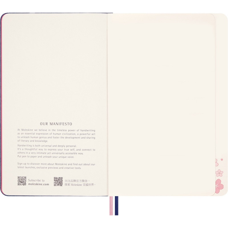 Notes MOLESKINE Sakura 2025, L, 13x21cm, gładki, edycja limitowana, w pudełku