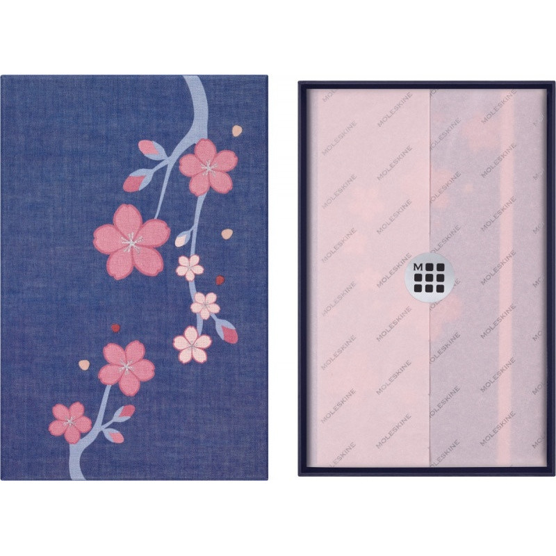 Notes MOLESKINE Sakura 2025, L, 13x21cm, w linie, edycja limitowana, w pudełku