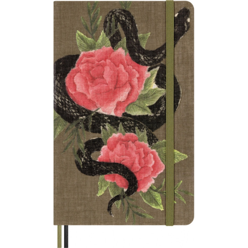 Notes MOLESKINE Snake 2025, L, w linie, 13x21cm, edycja limitowana