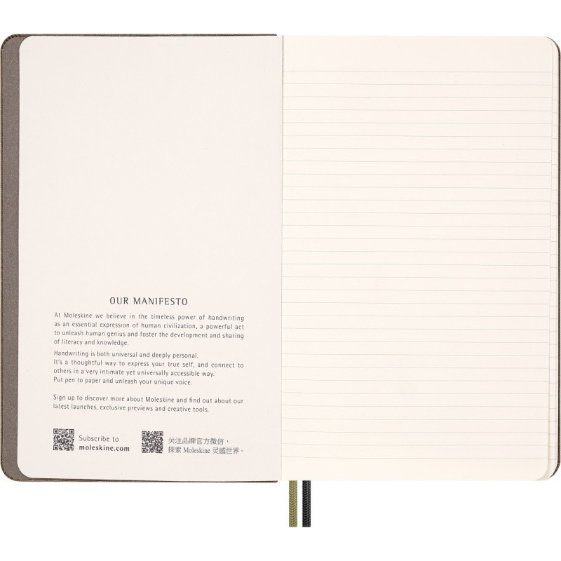 Notes MOLESKINE Snake 2025, L, w linie, 13x21cm, edycja limitowana