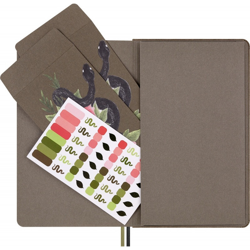 Notes MOLESKINE Snake 2025, L, w linie, 13x21cm, edycja limitowana
