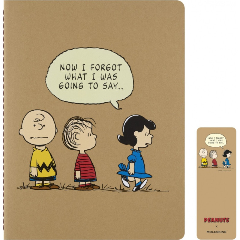 Zestaw 3 zeszytów MOLESKINE Peanuts Bundle 2025, XL, 19x25cm, w linie, edycja limitowana