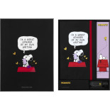 Zestaw MOLESKINE Peanuts Creat 2025, notes Snoopy + 12 ołówków + temperówka, edycja limitowana, w pudełku