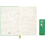 Kalendarz dzienny MOLESKINE 2026, 12M, L, twarda oprawa, 13x21cm, Peanuts Charlie&Snoopy