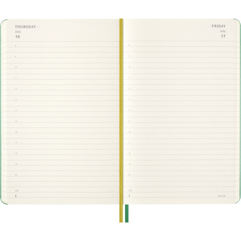 Kalendarz dzienny MOLESKINE 2026, 12M, L, twarda oprawa, 13x21cm, Peanuts Charlie&Snoopy