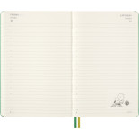Kalendarz dzienny MOLESKINE 2026, 12M, L, twarda oprawa, 13x21cm, Peanuts Charlie&Snoopy