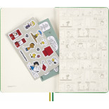 Kalendarz dzienny MOLESKINE 2026, 12M, L, twarda oprawa, 13x21cm, Peanuts Charlie&Snoopy