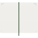 Kalendarz dzienny MOLESKINE 2026, 12M, L, miękka oprawa, 13x21cm, myrtle green
