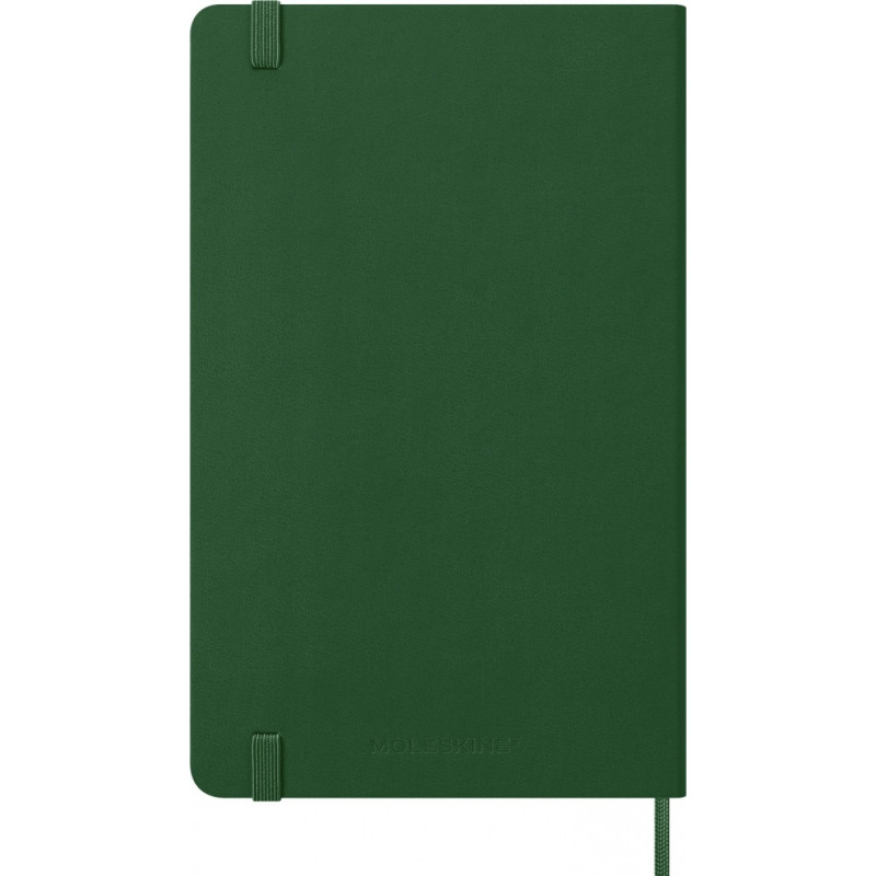 Kalendarz dzienny MOLESKINE 2026, 12M, L, twarda oprawa, 13x21cm, myrtle green