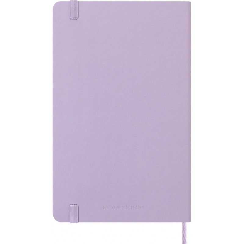 Kalendarz dzienny MOLESKINE 2026, 12M, L, twarda oprawa, 13x21cm, pastel lilac