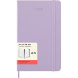 Kalendarz dzienny MOLESKINE 2026, 12M, L, twarda oprawa, 13x21cm, pastel lilac