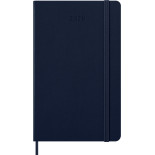 Kalendarz dzienny MOLESKINE 2026, 12M, L, twarda oprawa, 13x21cm, sapphire blue