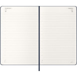 Kalendarz dzienny MOLESKINE 2026, 12M, L, twarda oprawa, 13x21cm, sapphire blue