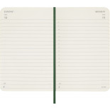 Kalendarz dzienny MOLESKINE 2026, 12M, P, miękka oprawa, 9x14cm, myrtle green