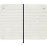 Kalendarz dzienny MOLESKINE 2026, 12M, P, miękka oprawa, 9x14cm, sapphire blue