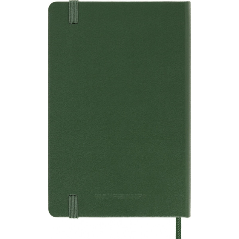 Kalendarz dzienny MOLESKINE 2026, 12M, P, twarda oprawa, 9x14cm, myrtle green