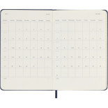 Kalendarz dzienny MOLESKINE 2026, 12M, P, twarda oprawa, 9x14cm, sapphire blue