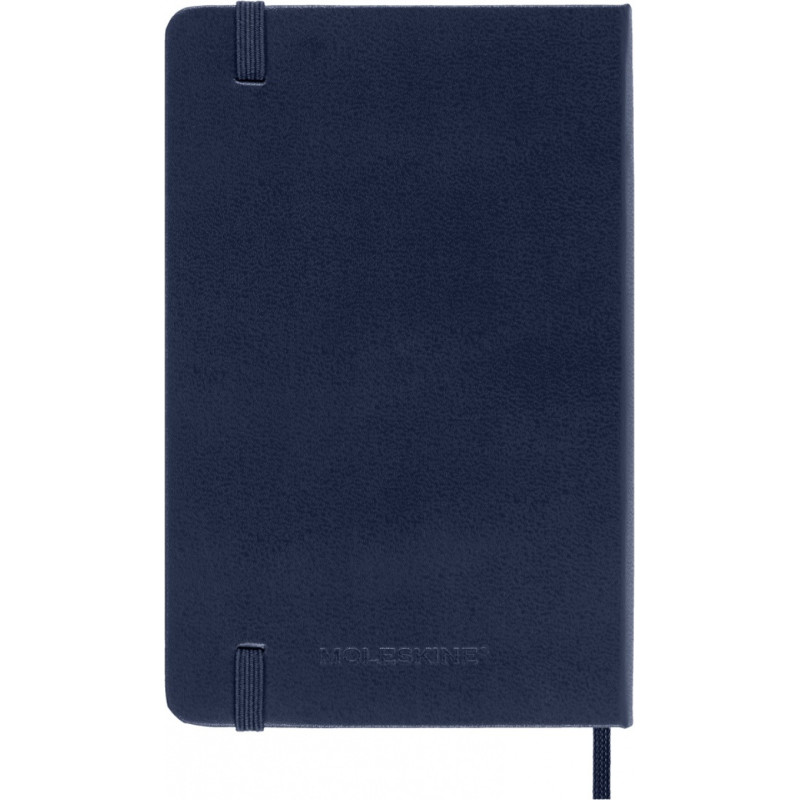 Kalendarz dzienny MOLESKINE 2026, 12M, P, twarda oprawa, 9x14cm, sapphire blue