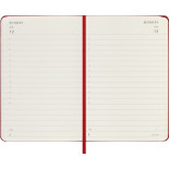 Kalendarz dzienny MOLESKINE 2026, 12M, P, twarda oprawa, 9x14cm, scarlet red