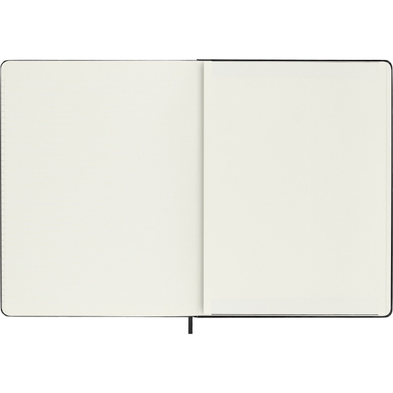 Kalendarz miesięczny MOLESKINE 2026, 12M, XL, twarda oprawa, 19x25cm, czarny