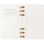 Kalendarz tygodniowy/miesięczny na spirali MOLESKINE 2026, 12M, L, miękka oprawa, 13x21cm, czarny